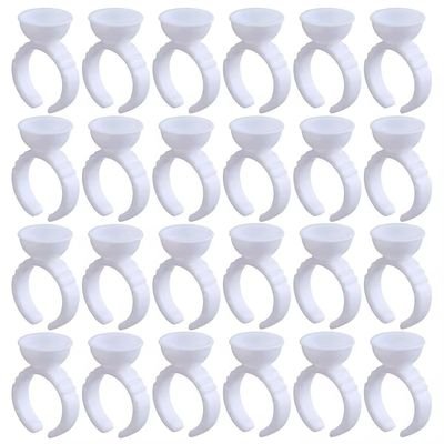 100pcs GLUE RING CUPS
